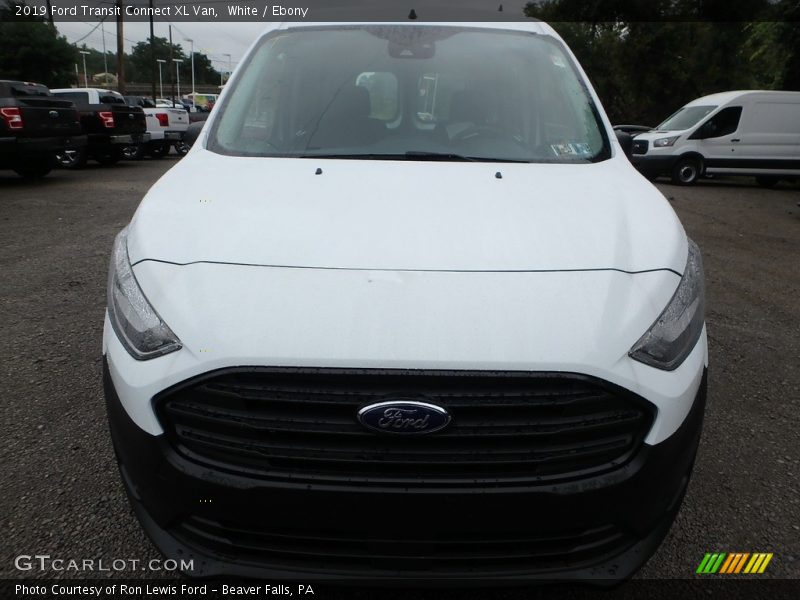 White / Ebony 2019 Ford Transit Connect XL Van
