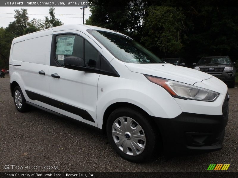 White / Ebony 2019 Ford Transit Connect XL Van