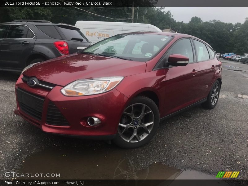 Ruby Red / Charcoal Black 2013 Ford Focus SE Hatchback