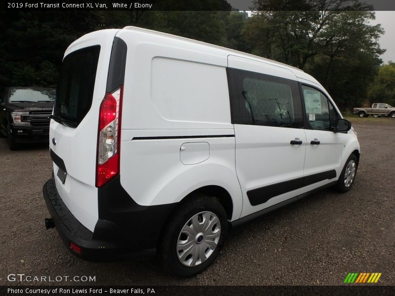 White / Ebony 2019 Ford Transit Connect XL Van