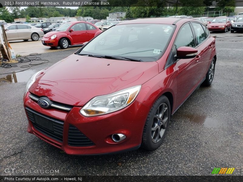 Ruby Red / Charcoal Black 2013 Ford Focus SE Hatchback