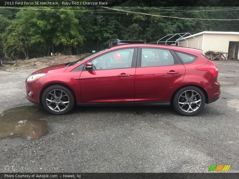 Ruby Red / Charcoal Black 2013 Ford Focus SE Hatchback
