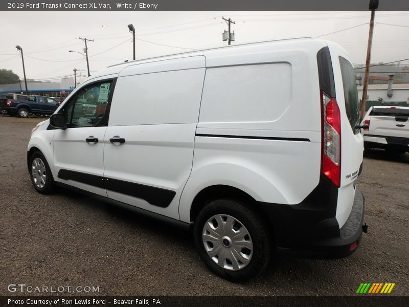 White / Ebony 2019 Ford Transit Connect XL Van