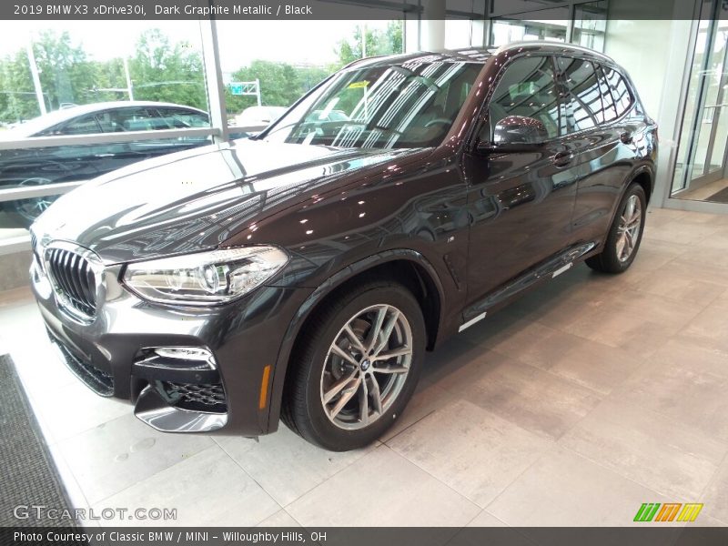 Dark Graphite Metallic / Black 2019 BMW X3 xDrive30i