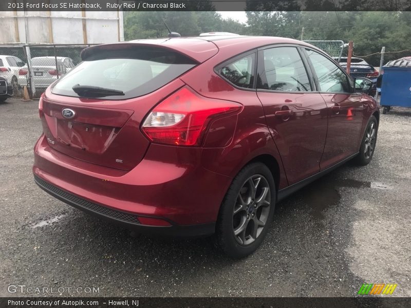 Ruby Red / Charcoal Black 2013 Ford Focus SE Hatchback
