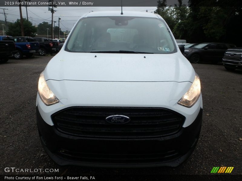White / Ebony 2019 Ford Transit Connect XL Van