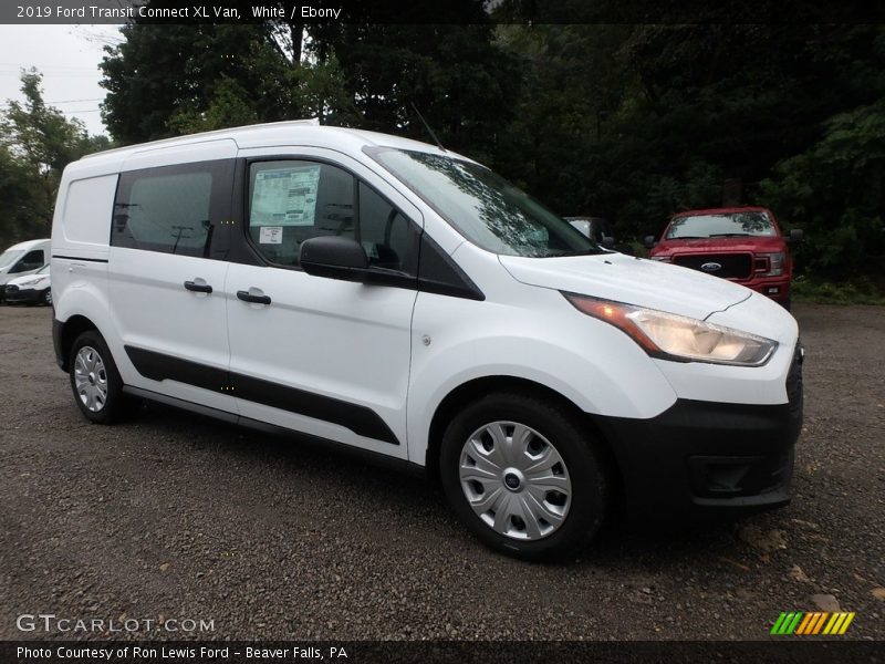 White / Ebony 2019 Ford Transit Connect XL Van