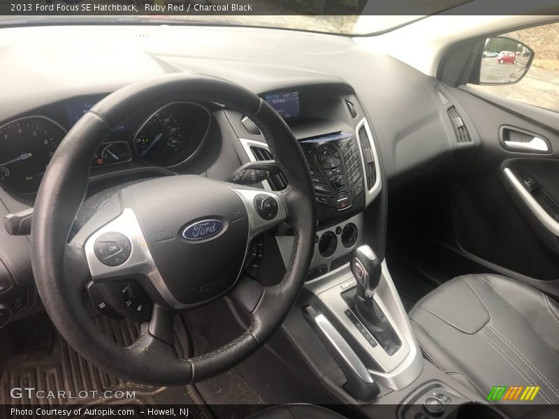 Ruby Red / Charcoal Black 2013 Ford Focus SE Hatchback