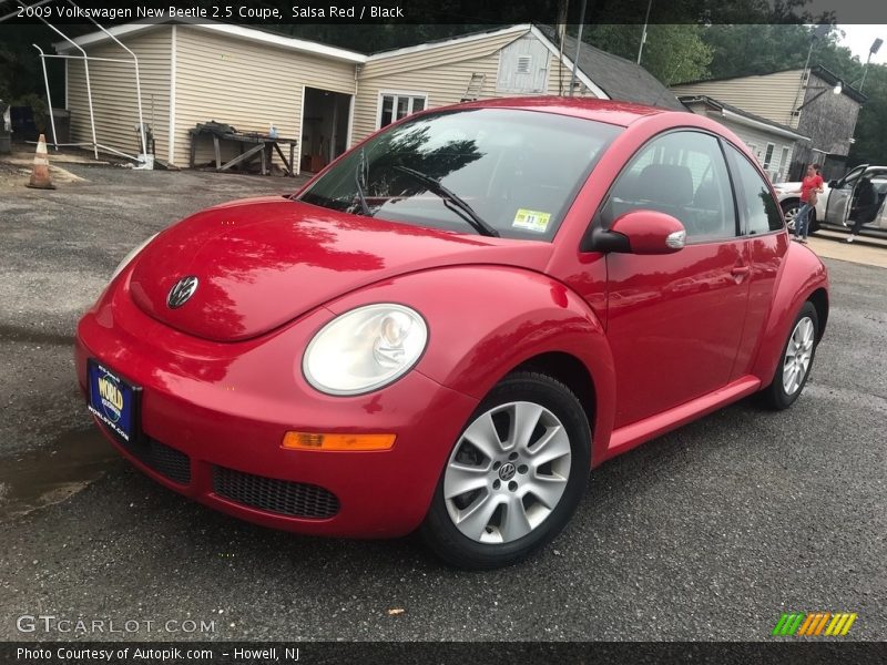 Salsa Red / Black 2009 Volkswagen New Beetle 2.5 Coupe
