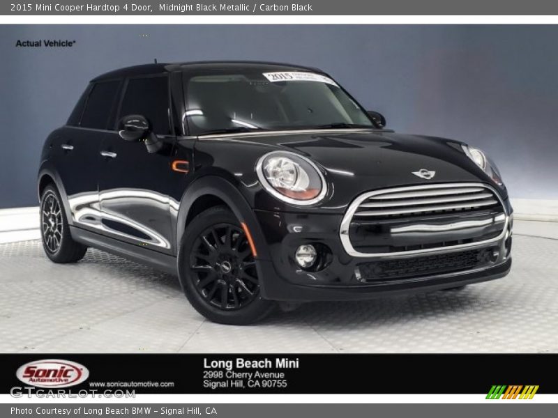 Midnight Black Metallic / Carbon Black 2015 Mini Cooper Hardtop 4 Door