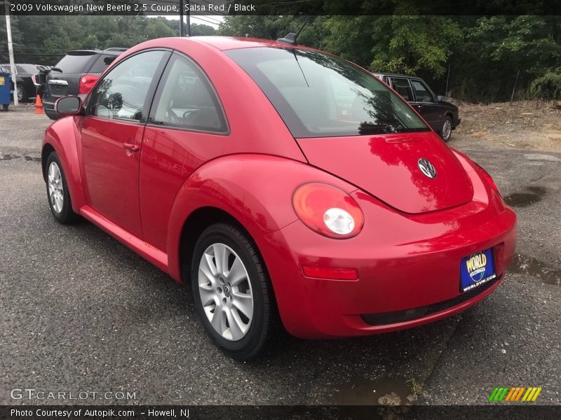 Salsa Red / Black 2009 Volkswagen New Beetle 2.5 Coupe