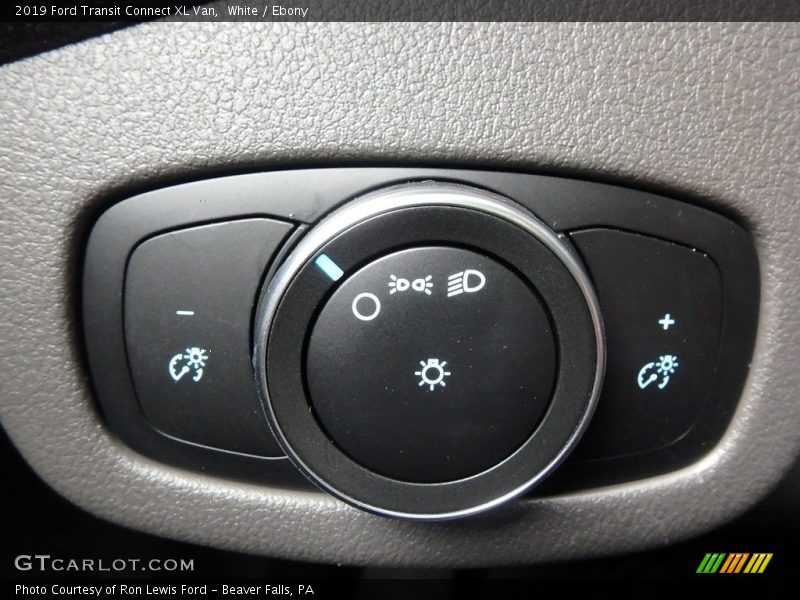 White / Ebony 2019 Ford Transit Connect XL Van