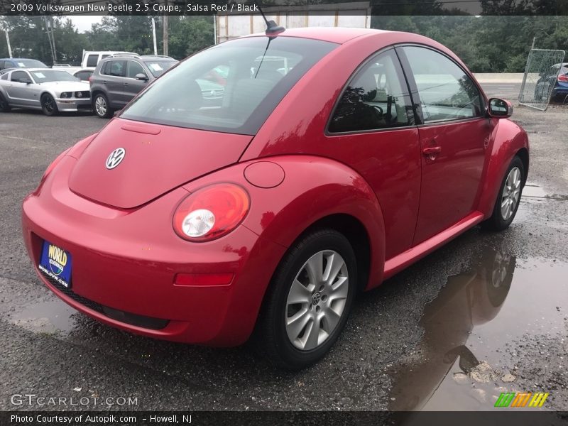 Salsa Red / Black 2009 Volkswagen New Beetle 2.5 Coupe