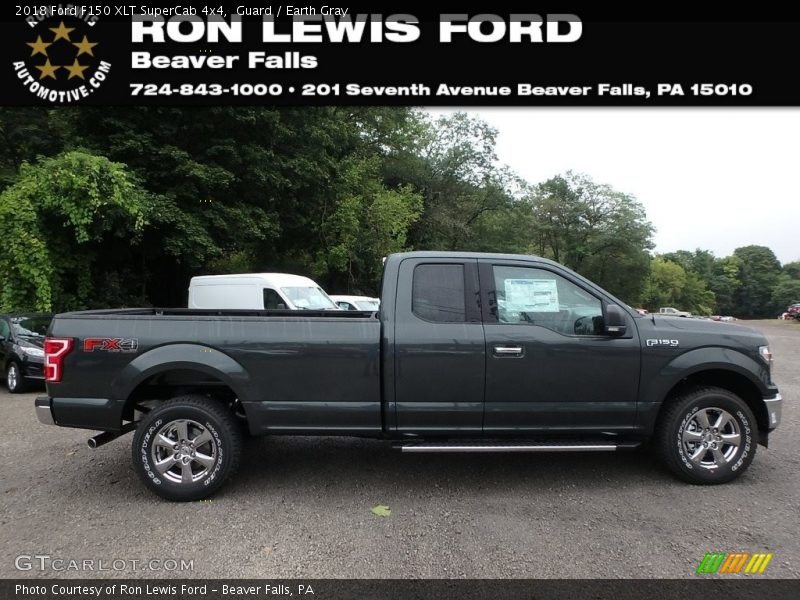 Guard / Earth Gray 2018 Ford F150 XLT SuperCab 4x4