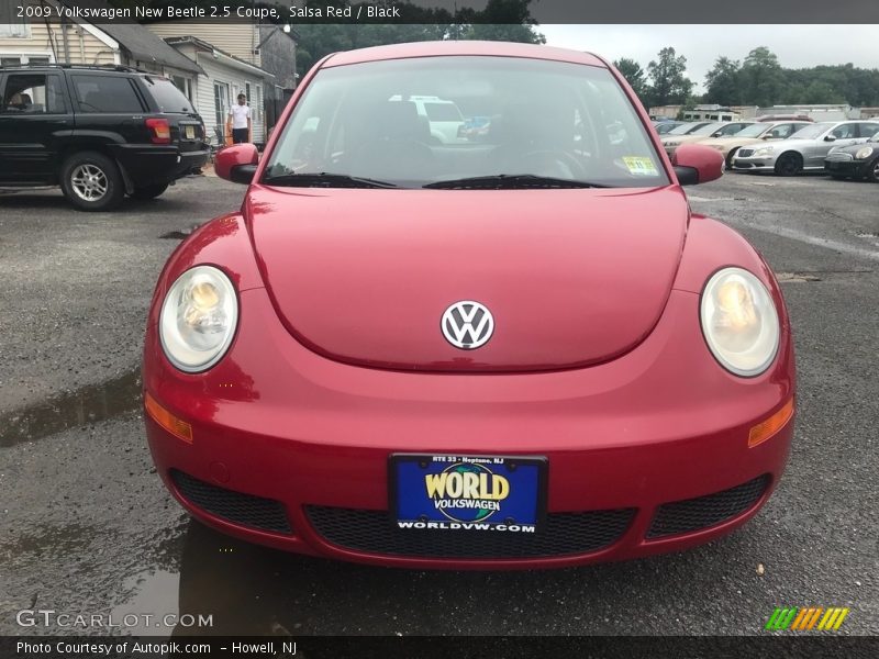 Salsa Red / Black 2009 Volkswagen New Beetle 2.5 Coupe