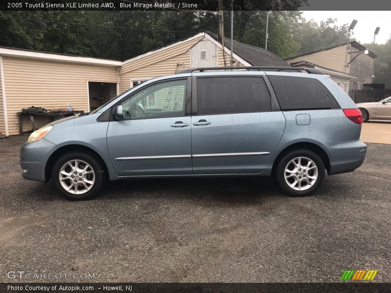 Blue Mirage Metallic / Stone 2005 Toyota Sienna XLE Limited AWD