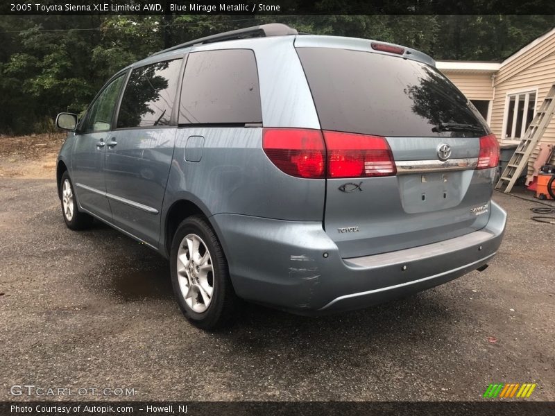 Blue Mirage Metallic / Stone 2005 Toyota Sienna XLE Limited AWD