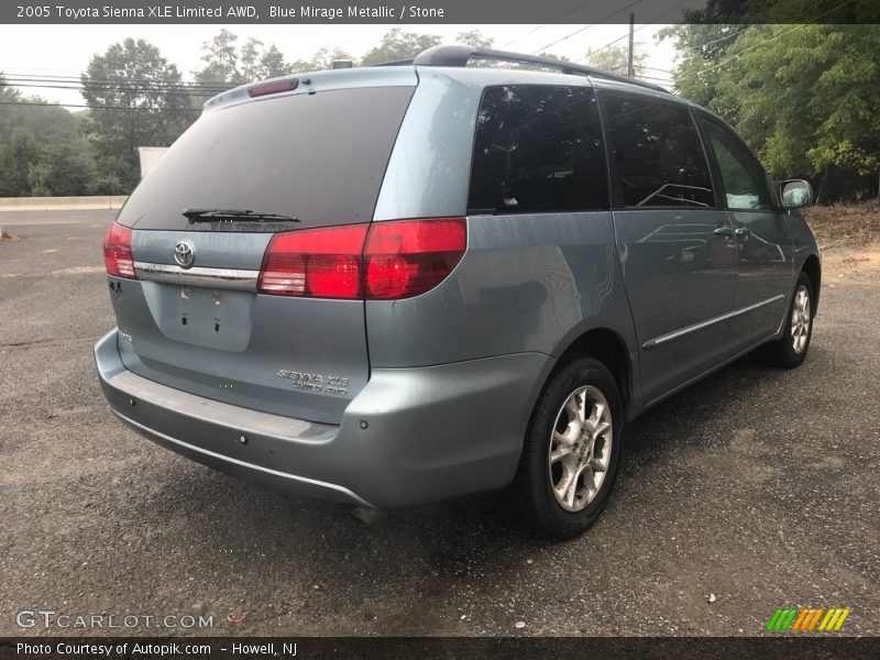 Blue Mirage Metallic / Stone 2005 Toyota Sienna XLE Limited AWD