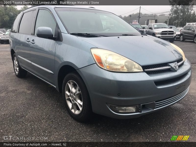 Blue Mirage Metallic / Stone 2005 Toyota Sienna XLE Limited AWD