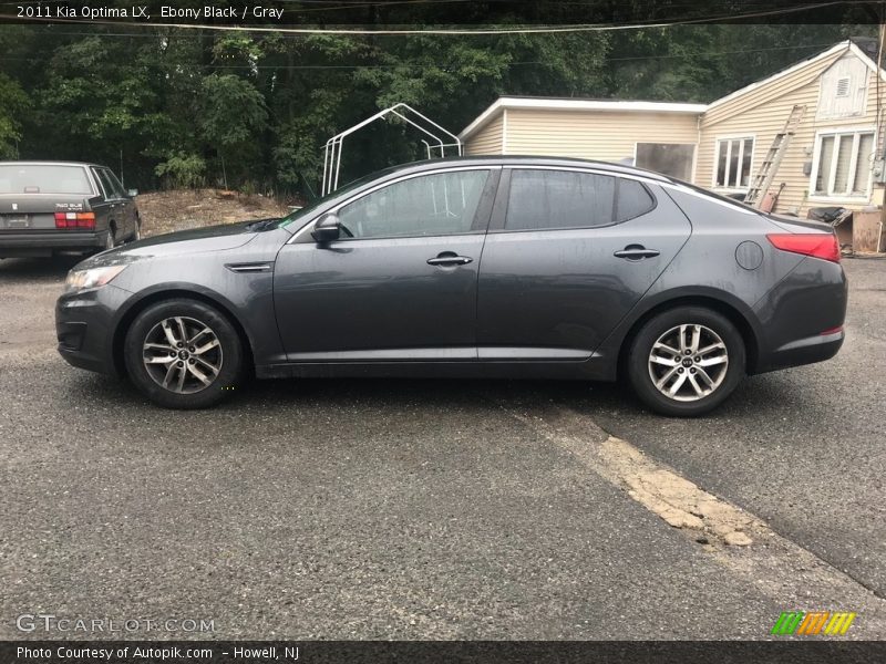 Ebony Black / Gray 2011 Kia Optima LX