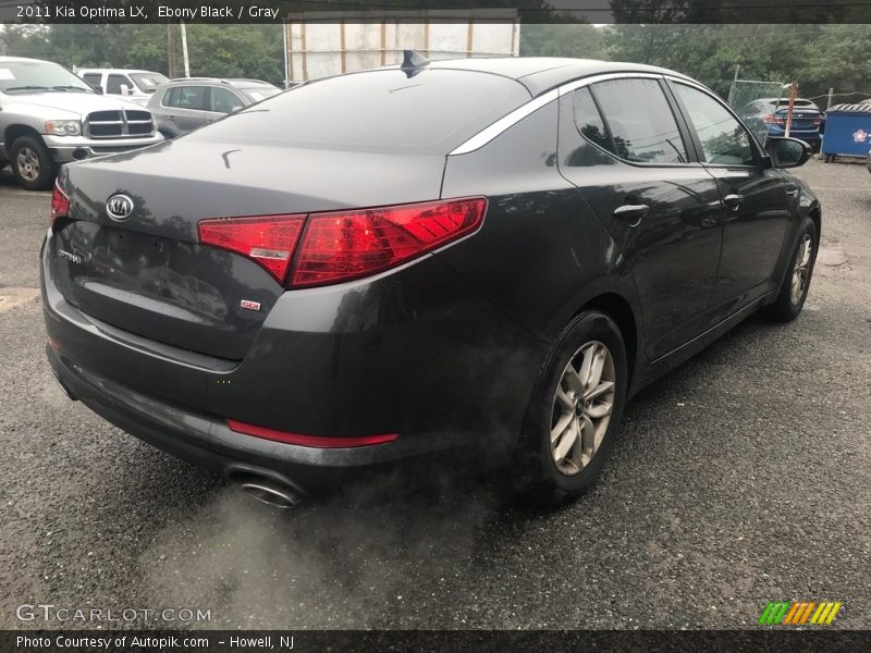 Ebony Black / Gray 2011 Kia Optima LX