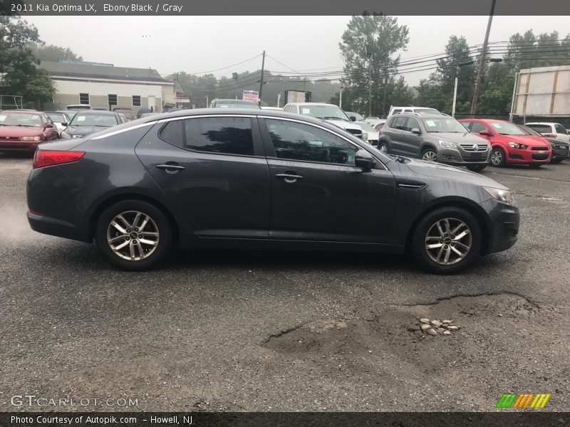 Ebony Black / Gray 2011 Kia Optima LX