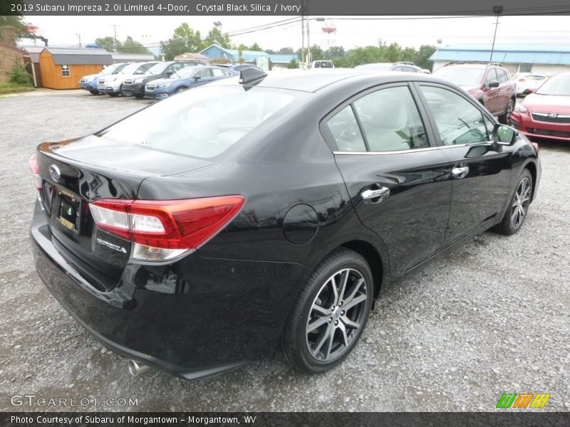 Crystal Black Silica / Ivory 2019 Subaru Impreza 2.0i Limited 4-Door