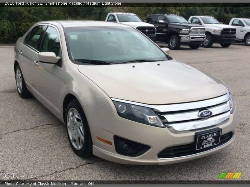 Smokestone Metallic / Medium Light Stone 2010 Ford Fusion SE