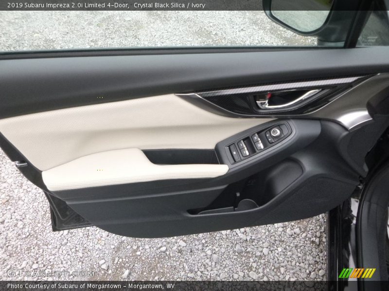 Crystal Black Silica / Ivory 2019 Subaru Impreza 2.0i Limited 4-Door