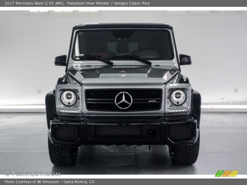 Palladium Silver Metallic / designo Classic Red 2017 Mercedes-Benz G 63 AMG