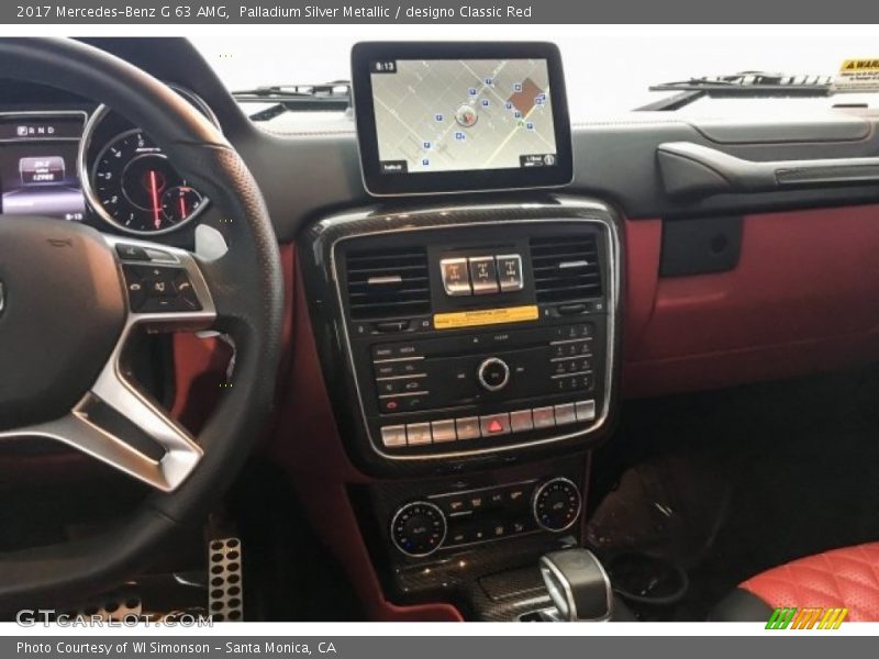 Palladium Silver Metallic / designo Classic Red 2017 Mercedes-Benz G 63 AMG