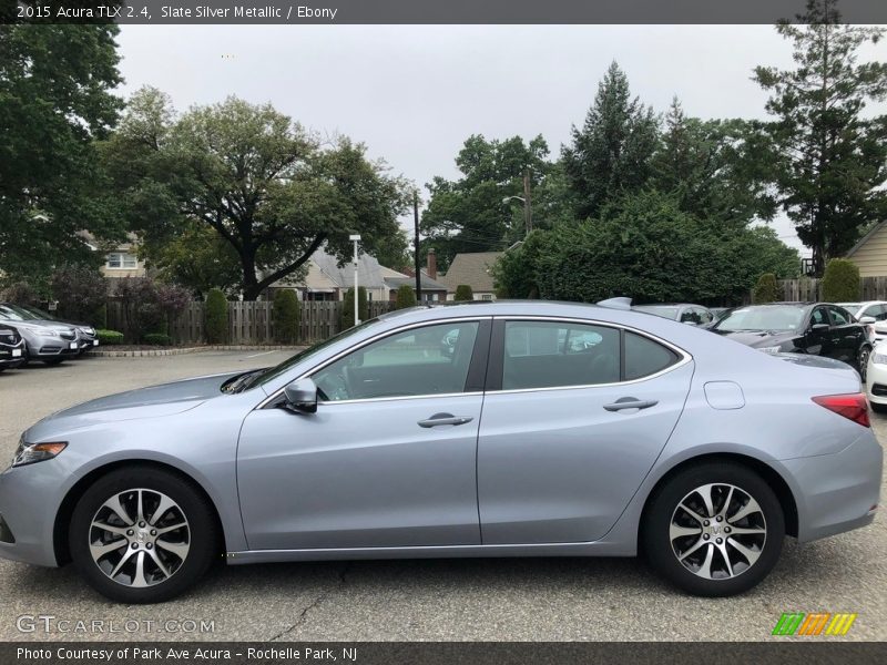 Slate Silver Metallic / Ebony 2015 Acura TLX 2.4