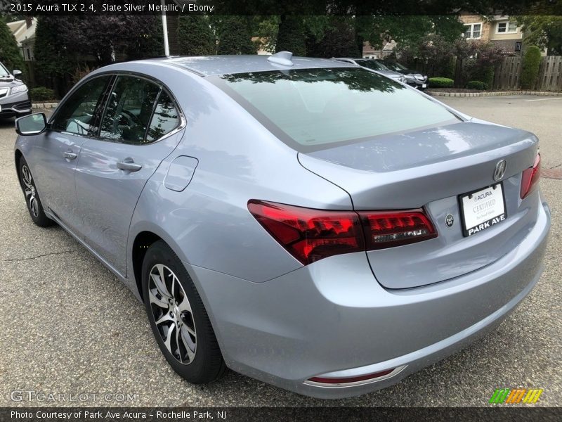 Slate Silver Metallic / Ebony 2015 Acura TLX 2.4