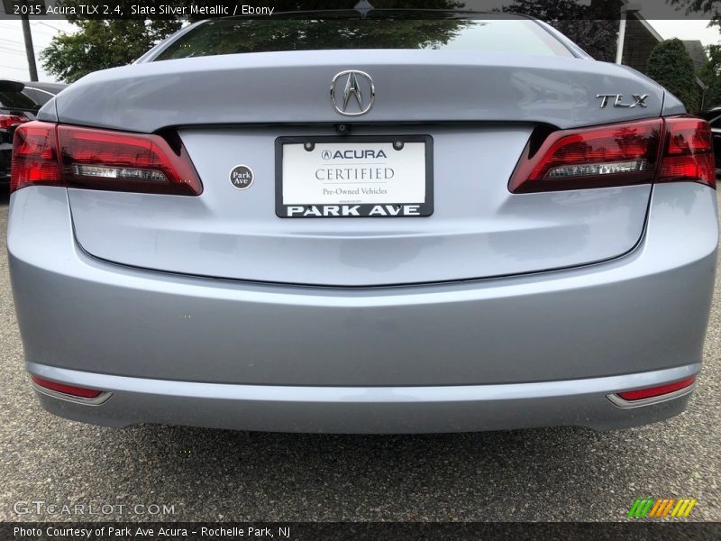 Slate Silver Metallic / Ebony 2015 Acura TLX 2.4