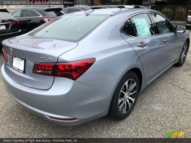 Slate Silver Metallic / Ebony 2015 Acura TLX 2.4