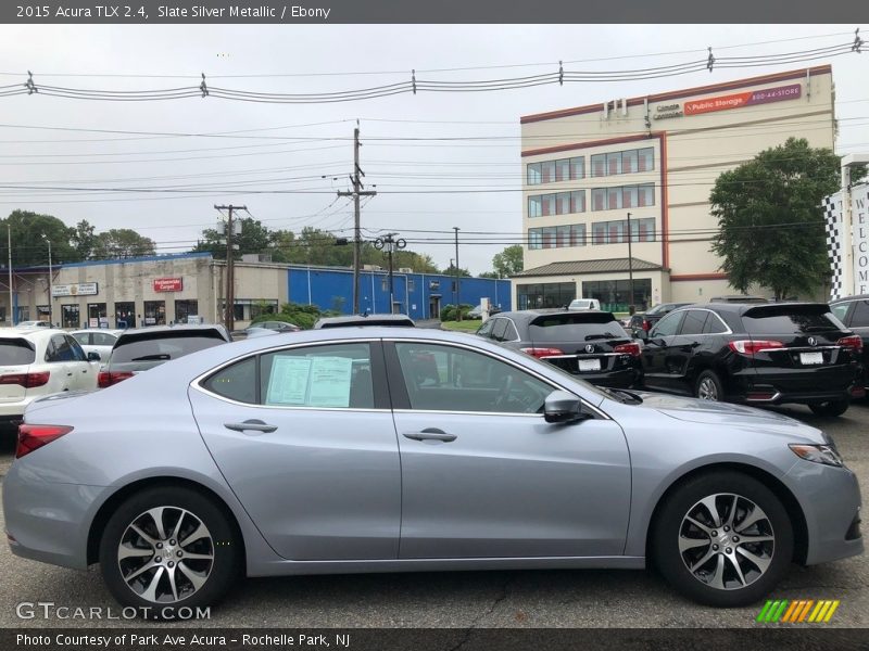 Slate Silver Metallic / Ebony 2015 Acura TLX 2.4