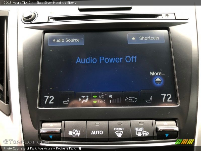 Slate Silver Metallic / Ebony 2015 Acura TLX 2.4