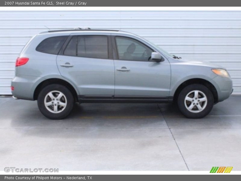 Steel Gray / Gray 2007 Hyundai Santa Fe GLS