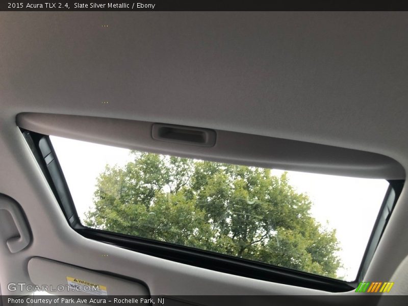 Slate Silver Metallic / Ebony 2015 Acura TLX 2.4