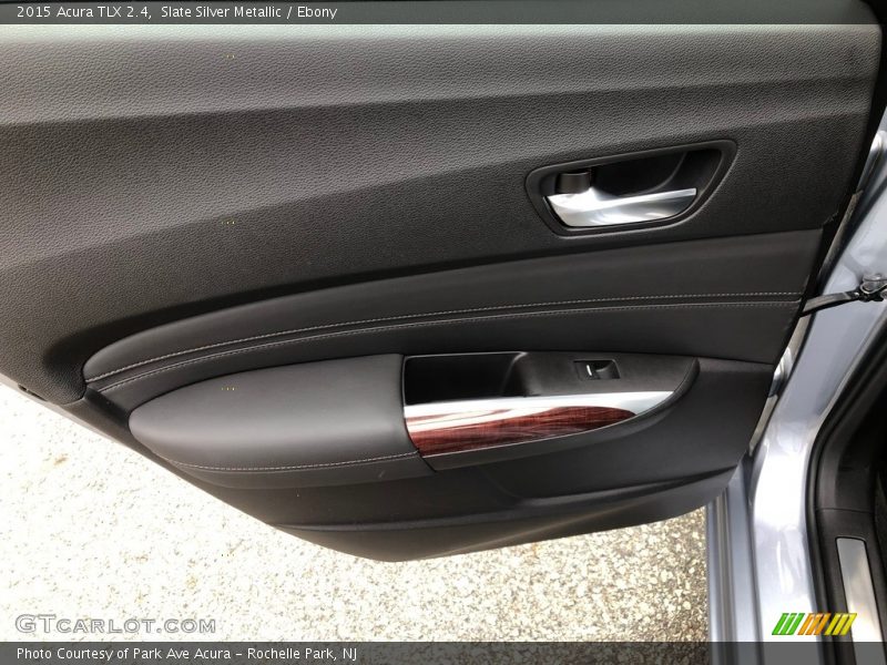 Slate Silver Metallic / Ebony 2015 Acura TLX 2.4