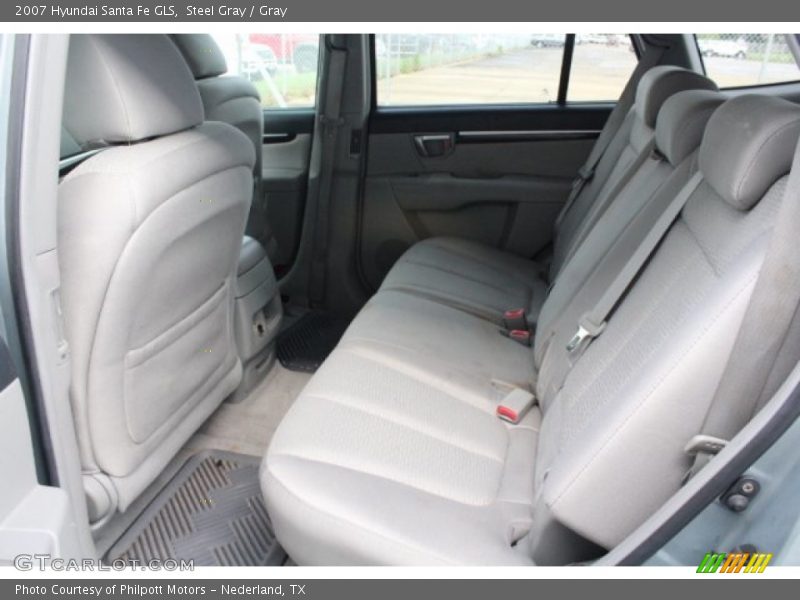 Steel Gray / Gray 2007 Hyundai Santa Fe GLS