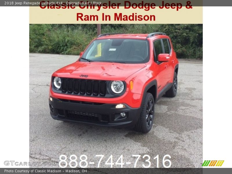 Colorado Red / Black 2018 Jeep Renegade Latitude 4x4