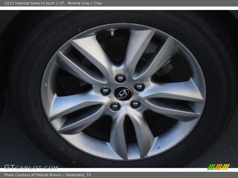 Mineral Gray / Gray 2013 Hyundai Santa Fe Sport 2.0T