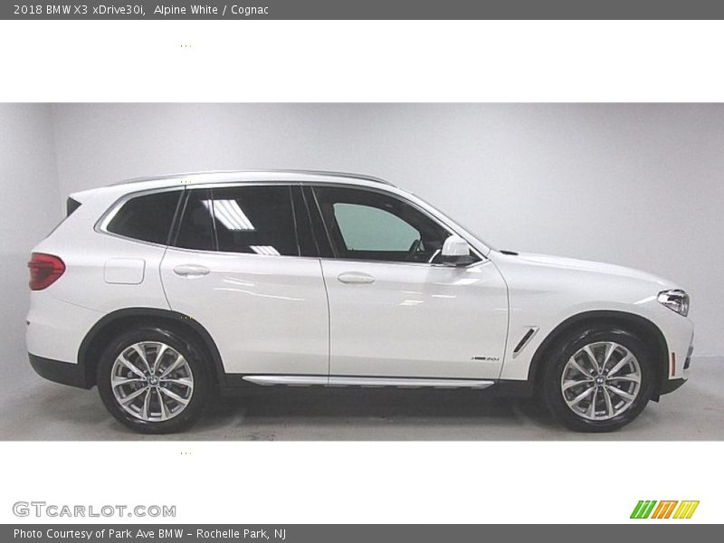 Alpine White / Cognac 2018 BMW X3 xDrive30i