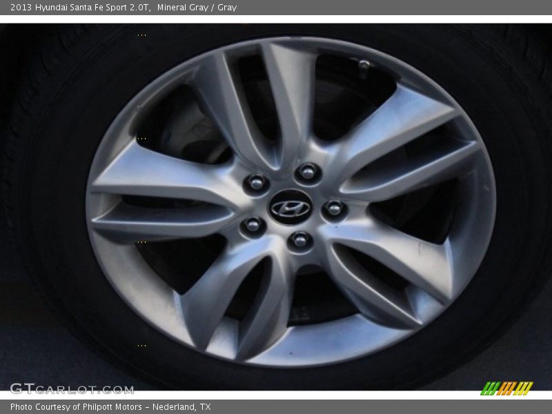 Mineral Gray / Gray 2013 Hyundai Santa Fe Sport 2.0T