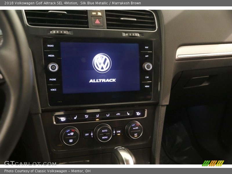 Silk Blue Metallic / Marrakesh Brown 2018 Volkswagen Golf Alltrack SEL 4Motion