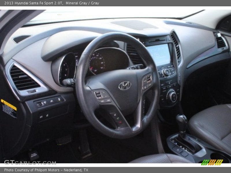 Mineral Gray / Gray 2013 Hyundai Santa Fe Sport 2.0T