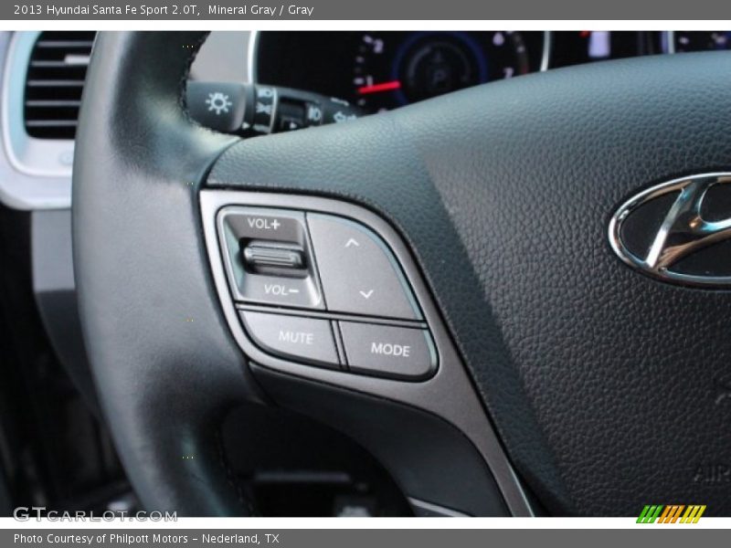 Mineral Gray / Gray 2013 Hyundai Santa Fe Sport 2.0T