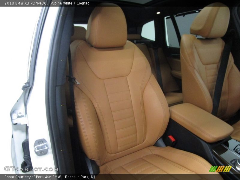 Alpine White / Cognac 2018 BMW X3 xDrive30i