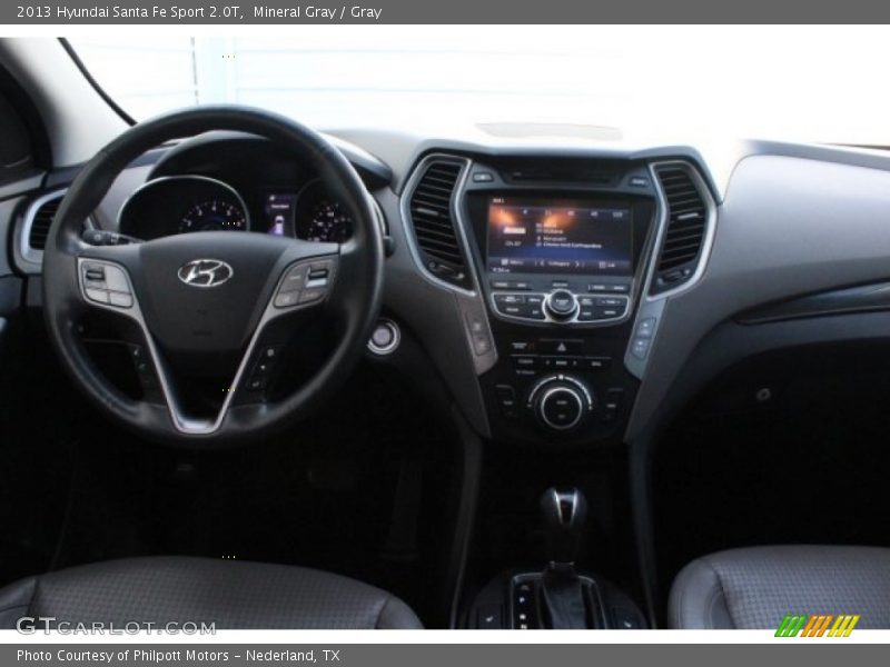 Mineral Gray / Gray 2013 Hyundai Santa Fe Sport 2.0T